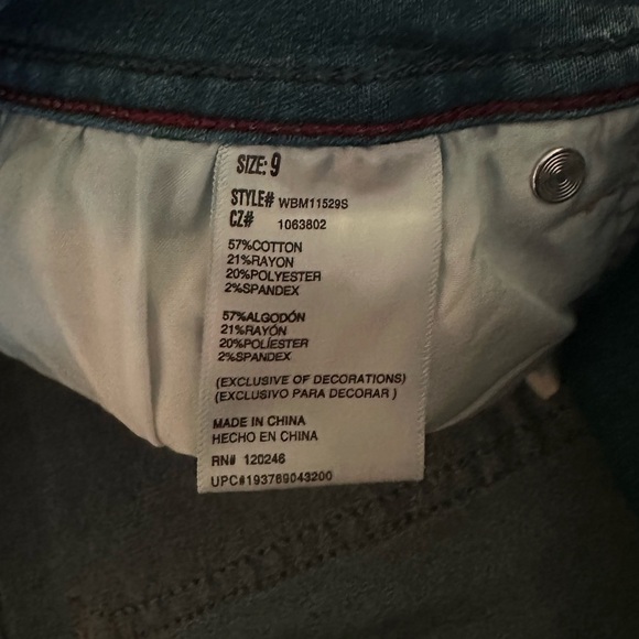 Wallflower Blue Skinny Jeans Classic Style - Picture 7 of 7